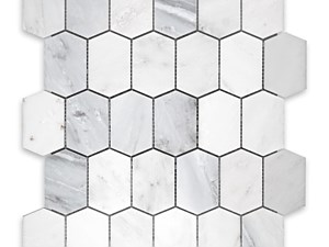 Oriental White Marble Hexagon Vertical Polished or Honed